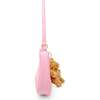Teddy Bear Charm Shoulder Handbag, Pink - Bags - 3 - thumbnail