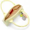 Sporty Charm Top Handle Bag, Yellow - Bags - 5