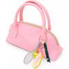 Sporty Charm Top Handle Bag, Pink - Bags - 3