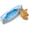 Teddy Bear Charm Shoulder Handbag, Blue - Bags - 5 - thumbnail