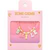 Smile Pink Bead Necklace - Necklaces - 2