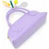 Sporty Charm Top Handle Bag, Purple - Bags - 4