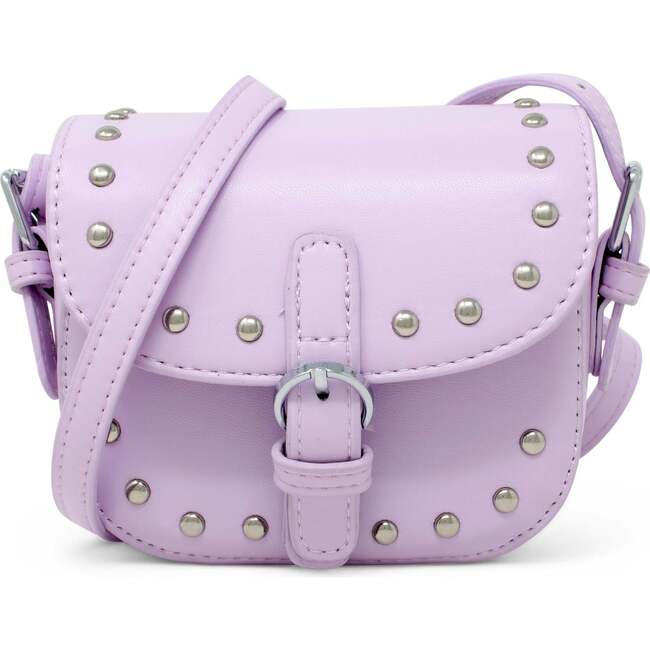 Saddle Stud Kids Handbag, Purple