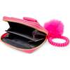Shiny Jumbo Bow Spiral Strap Wallet, Hot Pink - Bags - 2