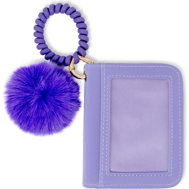 Pom Pom Pop ID Wallet, Purple