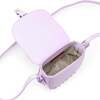Saddle Stud Kids Handbag, Purple - Bags - 4