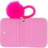 Pom Pom Pop ID Wallet, Hot Pink - Bags - 2