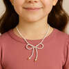Pearl Bow Necklace - Necklaces - 3
