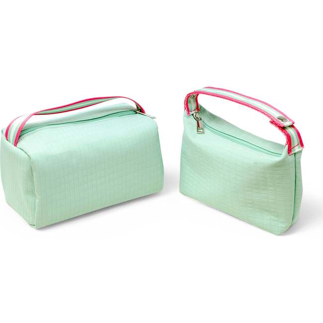 Girl's Makeup Travel Bag Set, Teal