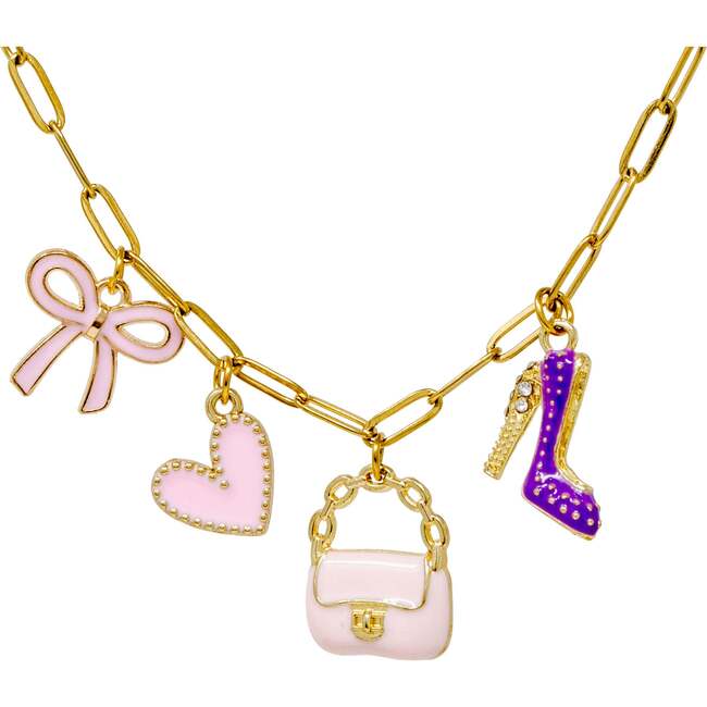 Fashion Multi Charm Necklace