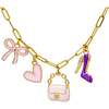 Fashion Multi Charm Necklace - Necklaces - 1 - thumbnail