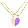 Big Sis & Lil Sis Magnetic Heart Necklace Set - Necklaces - 1 - thumbnail