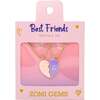 Big Sis & Lil Sis Magnetic Heart Necklace Set - Necklaces - 2