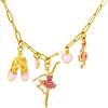 Ballet Multi Charm Necklace - Necklaces - 1 - thumbnail