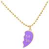 Big Sis & Lil Sis Magnetic Heart Necklace Set - Necklaces - 4