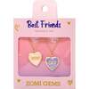 BFF Heart Locket Necklace Set - Necklaces - 2