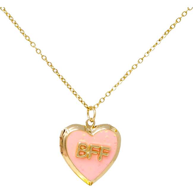 BFF Heart Locket Necklace Set - Necklaces - 3