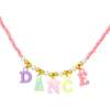 "Dance" Pink Bead Necklace - Necklaces - 1 - thumbnail