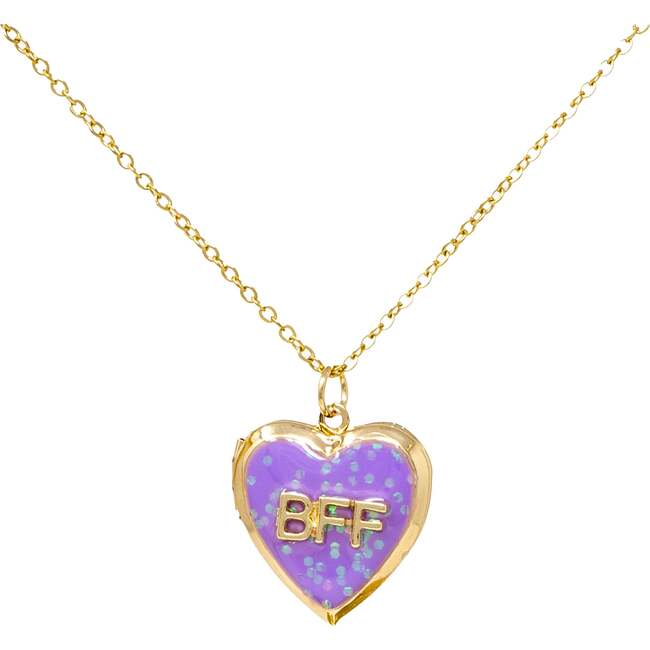 BFF Heart Locket Necklace Set - Necklaces - 4