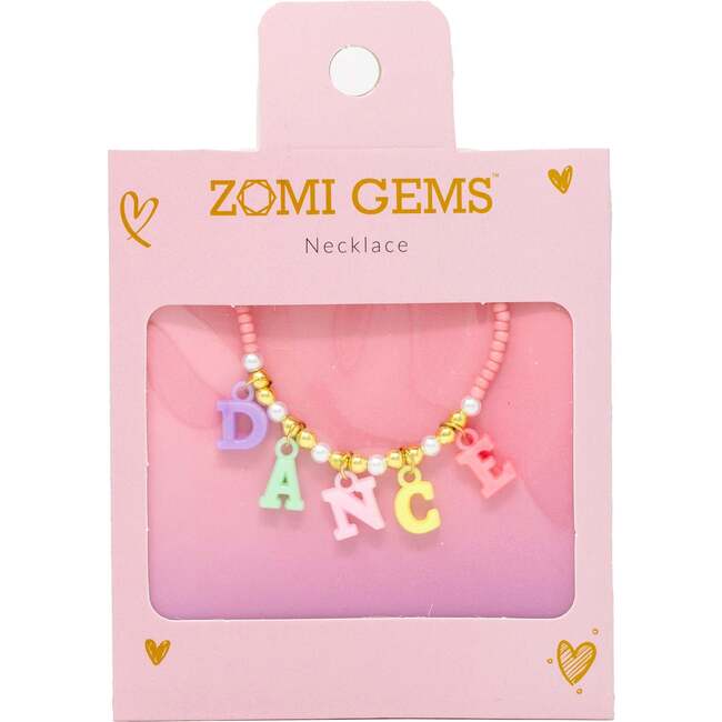 "Dance" Pink Bead Necklace - Necklaces - 2