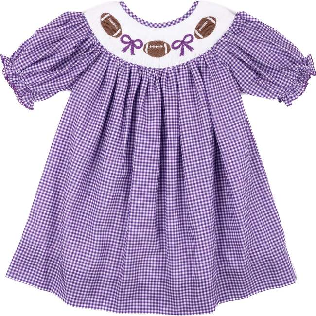 Purple Gingham Football, Kate Dress