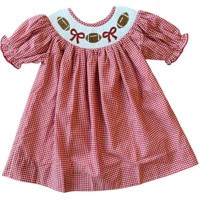 Crimson  Gingham Football, Kate Dress