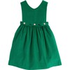 Button Panel Jumper, Evergreen Corduroy - Dresses - 1 - thumbnail