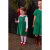Button Panel Jumper, Evergreen Corduroy - Dresses - 2