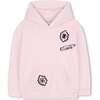 Hooded Sweatshirt, Pink - Sweaters - 1 - thumbnail