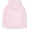 Hooded Sweatshirt, Pink - Sweaters - 2 - thumbnail
