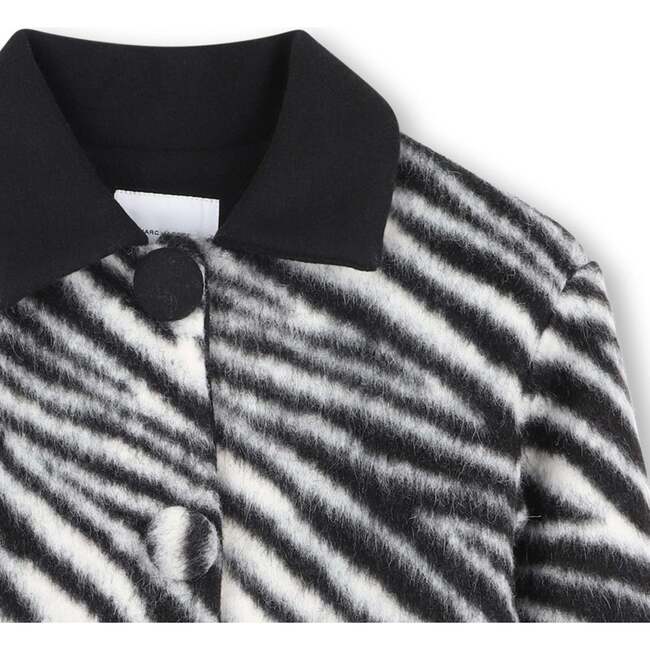 Jacket Acrylic/Wool, Black and White - Jackets - 3