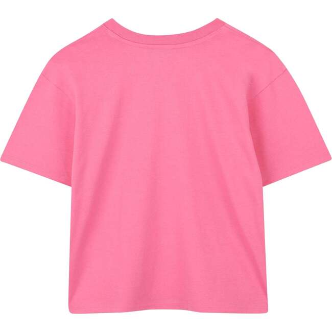Girls Pink Logo T-Shirt, Pink