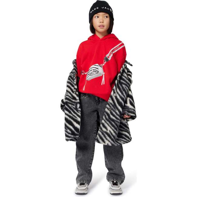 Jacket Acrylic/Wool, Black and White - Jackets - 5