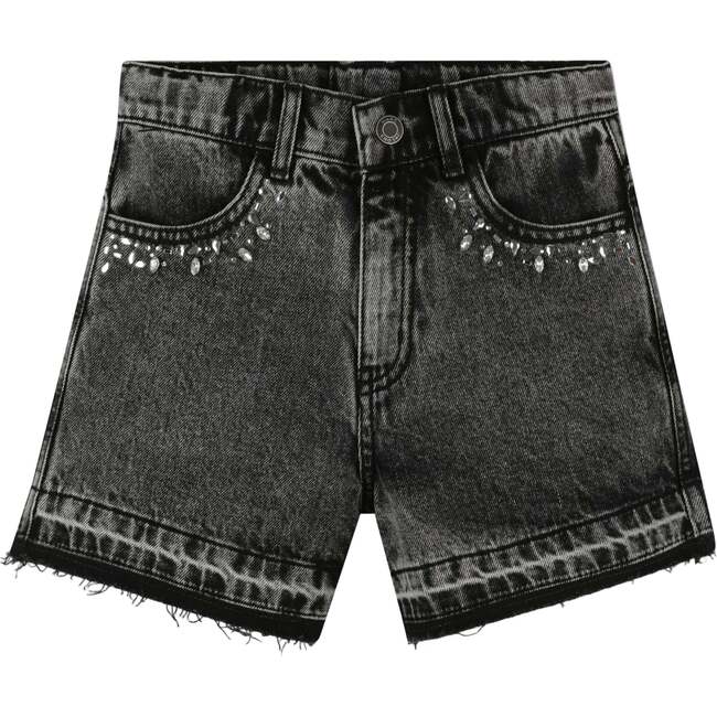 Denim Shorts, Black
