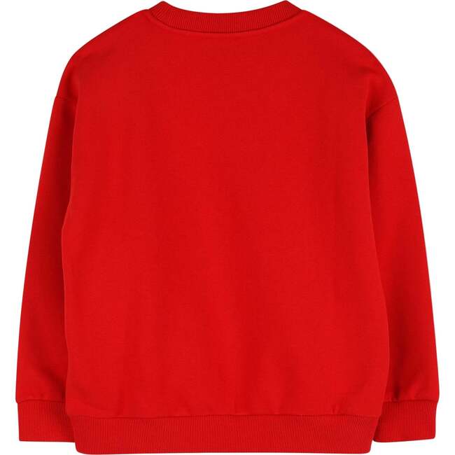 Tiger Logo Sweatshirt, Red