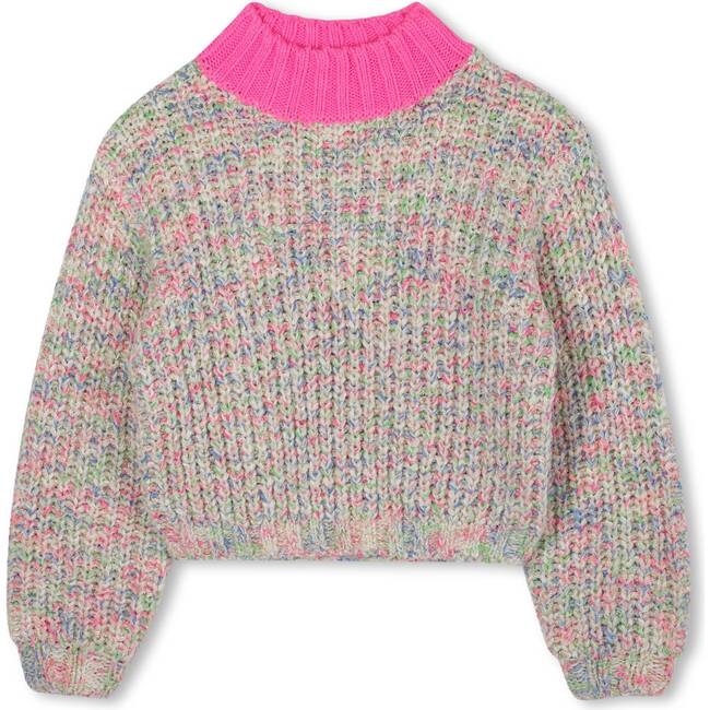 Knitted sweater, Fuschia