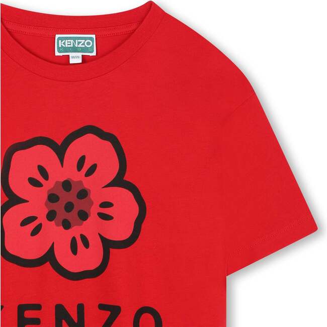 Short Sleeve T-Shirt, Red - T-Shirts - 3