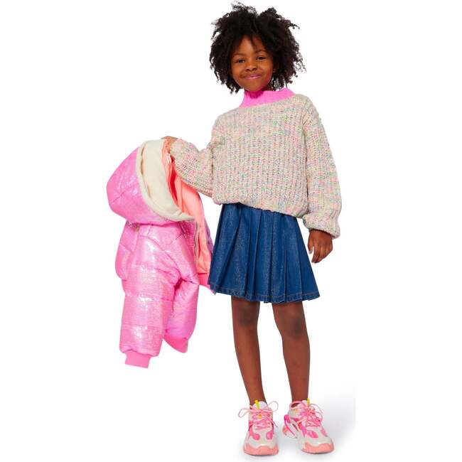 Knitted sweater, Fuschia