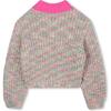 Knitted sweater, Fuschia - Sweaters - 4 - thumbnail