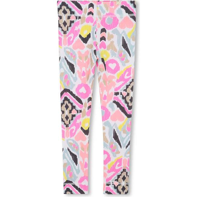 Ikat print leggings, Multicolor