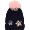 Hat with confetti, Black - Winter Hats - 1 - thumbnail