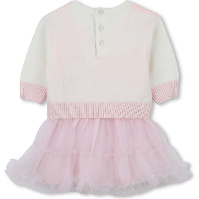 Knit dress, Pink - Dresses - 3