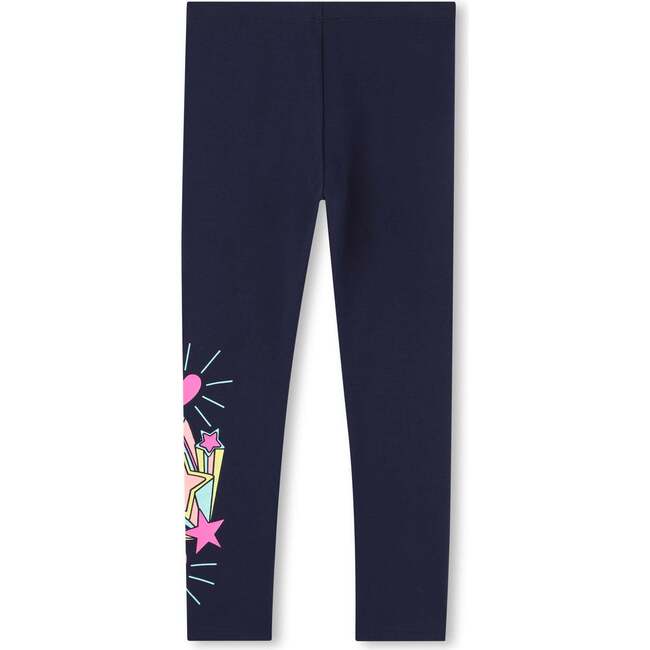 Jersey leggings, Navy - Leggings - 3