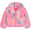 Fluffy fleece coat, Pink - Fleece & Sherpa Jackets - 1 - thumbnail