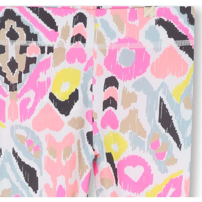 Ikat print leggings, Multicolor - Leggings - 3