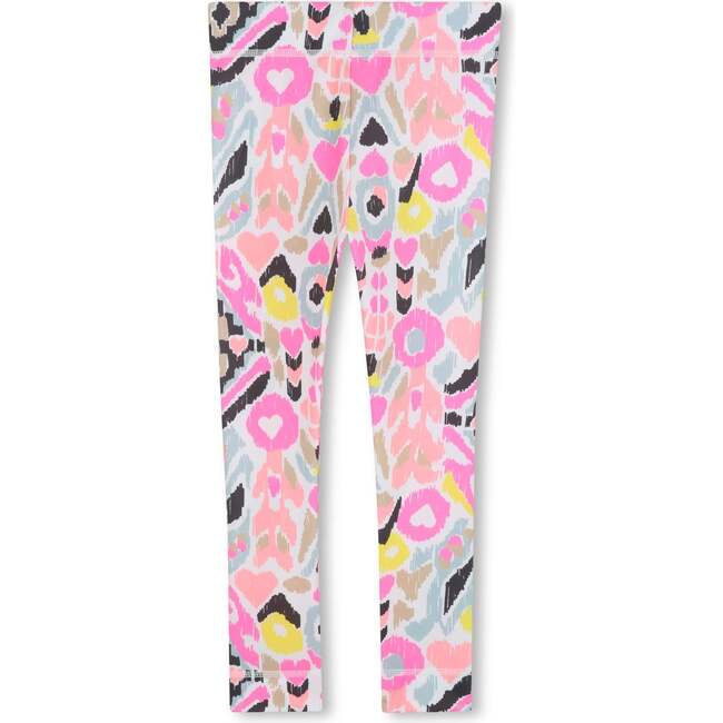 Ikat print leggings, Multicolor - Leggings - 4