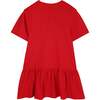 Short Sleeve Dress, Dark Red - Dresses - 2 - thumbnail
