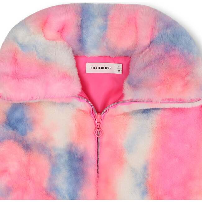 Fluffy fleece coat, Pink - Fleece & Sherpa Jackets - 3