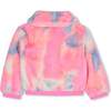Fluffy fleece coat, Pink - Fleece & Sherpa Jackets - 4 - thumbnail