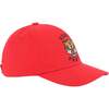 Kids Cap, Dark Red - Hats - 3 - thumbnail